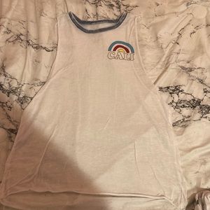 This is a see through muscle shirt very comfy